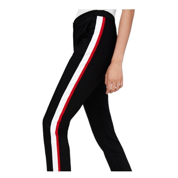 Zara Striped Cotton-Blend Cropped Pants. Size XS. - Picture 2 of 16